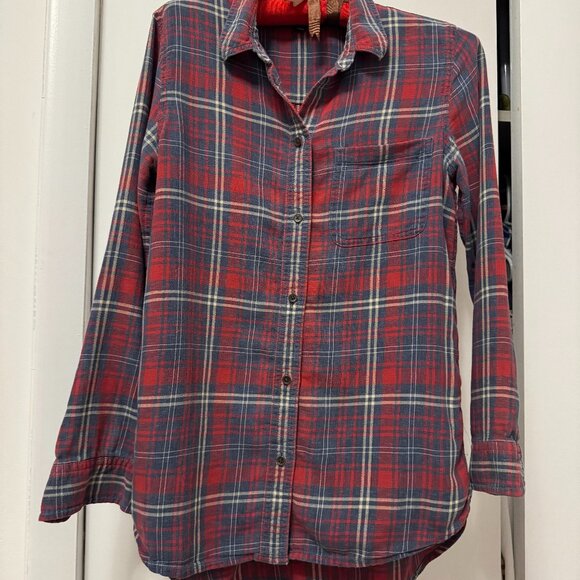 Madewell Plaid Ex Boyfriend-Shirt - Picture 4 of 4